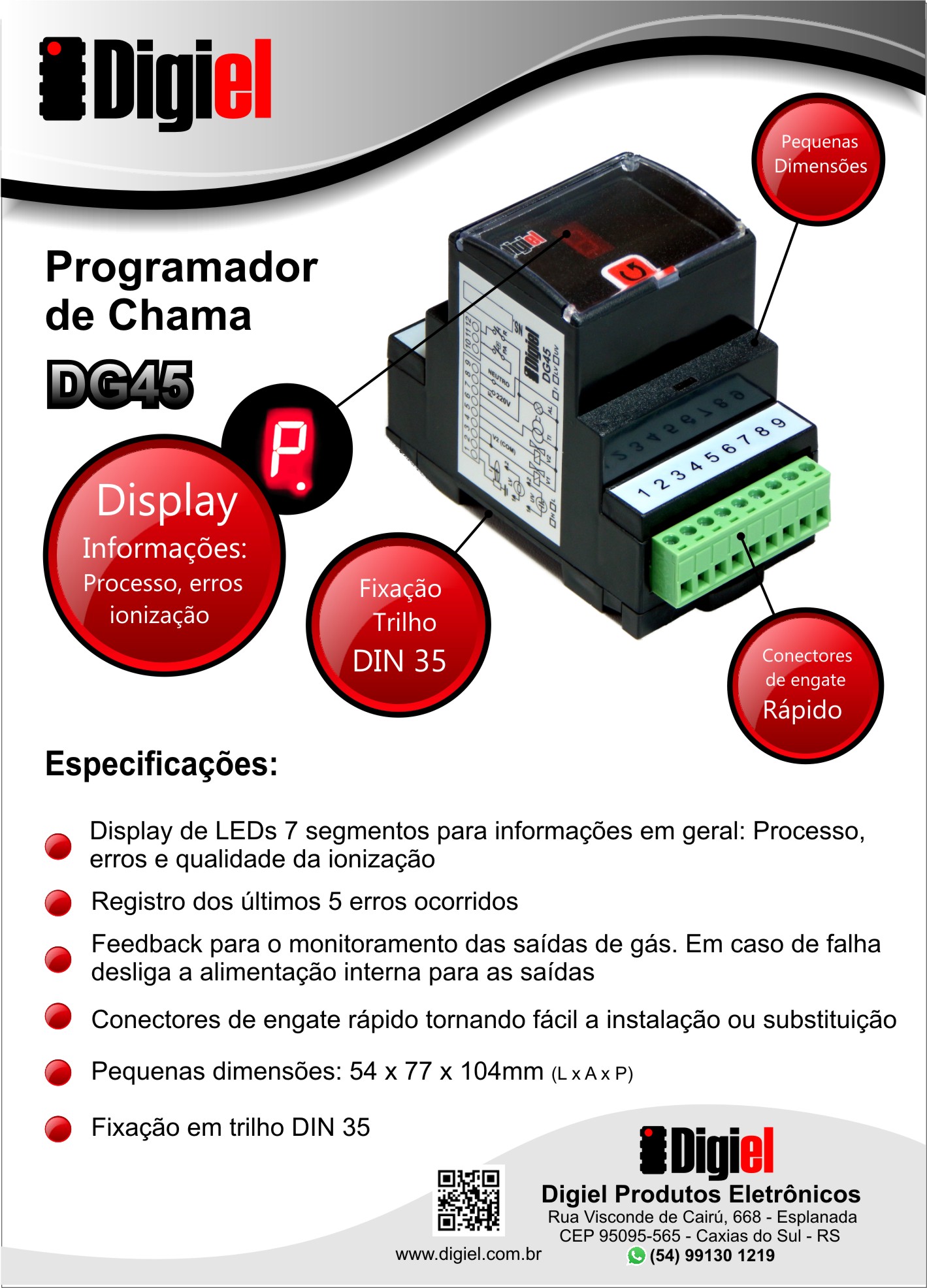 Folder - Programador de Chama DG45